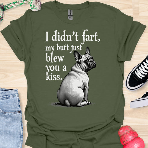 I didn’t fart, my butt just blew a kiss - V9 - Elegant Over The Shoulder T-Shirt